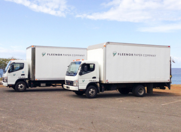 Fleenor Paper Trucks
